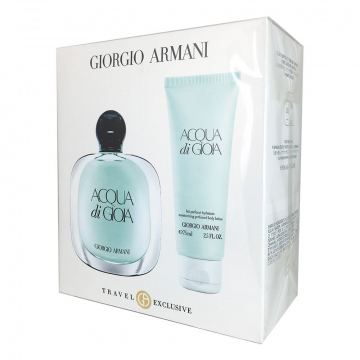 Giorgio Armani Acqua Di Gioia Набор для путешествий (Парфюмированная вода 100 ml, 75 Лосьон для тела) (3660732004010)